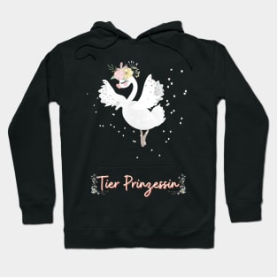 Schwan Tanz Tier Prinzessin Blumen Süß Hoodie